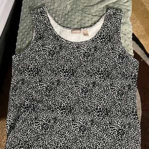 Chicos Leopard tank size 3 (us 14)
